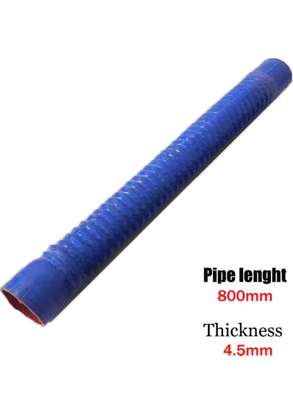 800MM Tarzı Kimlik 50MM Id mm Mavi Evrensel Silikon Esnek Hortum Radyatör Borusu Hava Emiş Için Yüksek Basınç Yüksek Sıcaklık Kauçuk Birleştirici (Yurt Dışından)