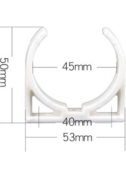 45MM-45MM Tarzı Ters Ozmoz Membran Için Plastik Klips Montajı Ro Su Filtre Askısı (Yurt Dışından)