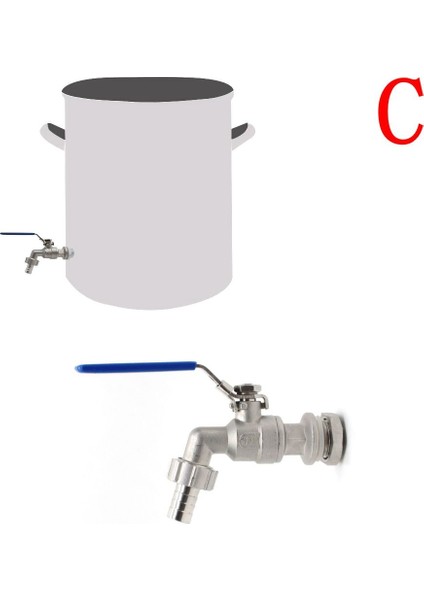 B Tarzı Paslanmaz Çelik Kaynaksız Kompakt Top Vana & Bağlantı Parçası - Ev Yapımı Bira Kazanı Pot (Yurt Dışından) fırsatları