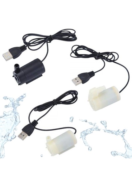 Usb-Dikey Tip USB 5V Düşük Voltajlı Küçük Su Pompası Mikro Mini Daldırma Pompası Ultra Sessiz USB Hidroponik Sebze Yetiştiriciliği Sanat Çeşmesi (Yurt Dışından) fiyatları