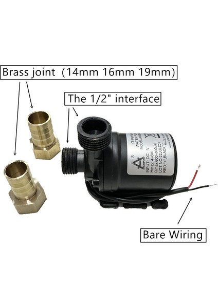24V Kablo Hızlı Bağlantı Süper Sessiz Dc Fırçasız Pompa Lh Hızlı Bağlantılı Akvaryum Dolaşım Pompası Su Geçirmez Güneş Enerjili Daldırma Pompa (Yurt Dışından)