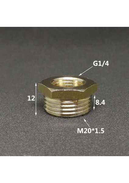 M20X1,5 Ila G3L4 Stili Dişi Erkek Konu Bağlantı Adaptörü Dönüştürücü Redüktör Kuplaj Adaptörü (Yurt Dışından)