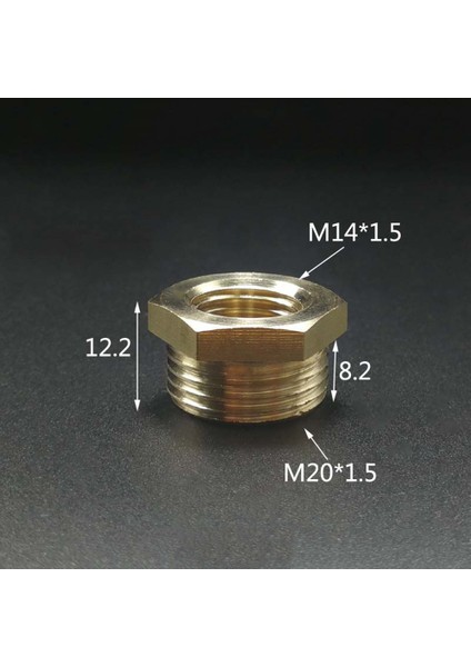 M20X1,5 Ila G3L4 Stili Dişi Erkek Konu Bağlantı Adaptörü Dönüştürücü Redüktör Kuplaj Adaptörü (Yurt Dışından)