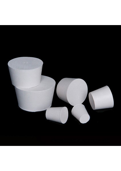 Tip-5 Tarzı 1 Parça Beyaz Katı Kauçuk Tıpa Itme Mühür Tapası Laboratuvar Kauçuk Tıpa Boru Tank Şişe Konik Delik Fiş Çeşitli Boyutlar (Yurt Dışından) modelleri