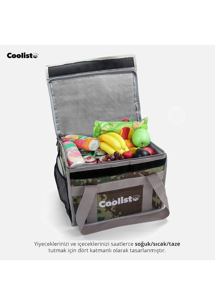 Coolist CL36C Bez Buzluk Termal Çanta Kamuflaj