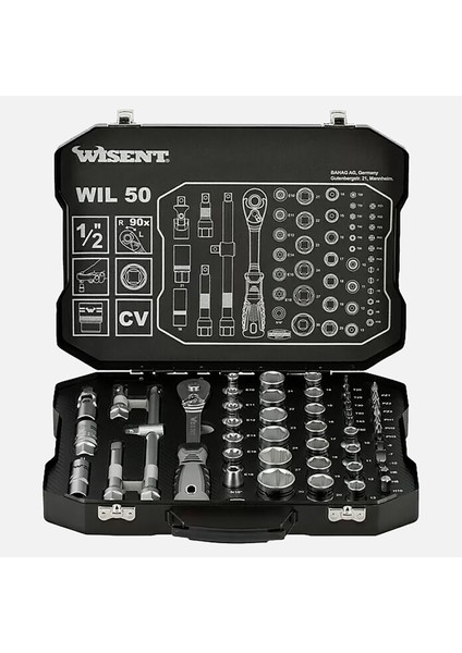 Wil 50 1/2 Dr Lokma Anahtar Set 50 Parça