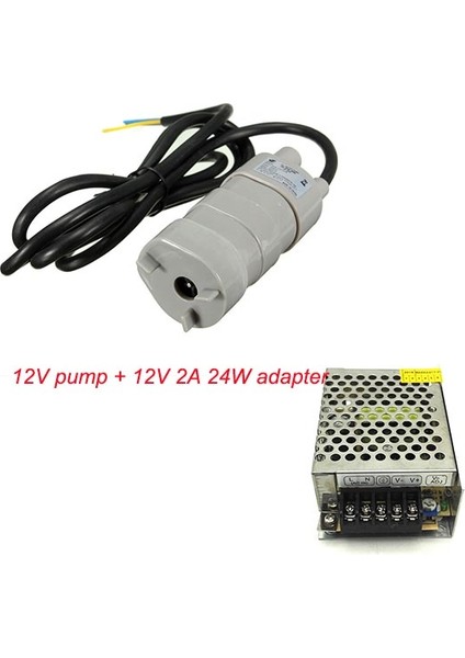 12V2A24W Adaptör Yüksek Sıcak Satılık 12V Dc 1.2A Lh Güneş Akvaryumu Için Üç Ip Mikro Dalgıç Motorlu Su Pompası (Yurt Dışından)