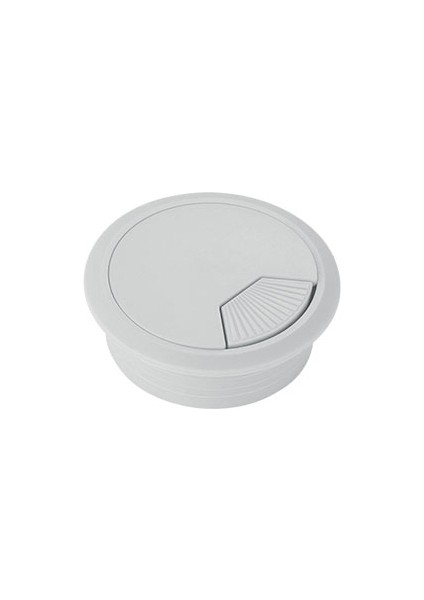 Gri Tarzı 53 mm Masa Tel Delik Kapağı Abs Plastik Yuvarlak Kablo Kutusu Bilgisayar Iplik Delik Masa Hat Kapağı Dekoratif 8 Renk (Yurt Dışından)