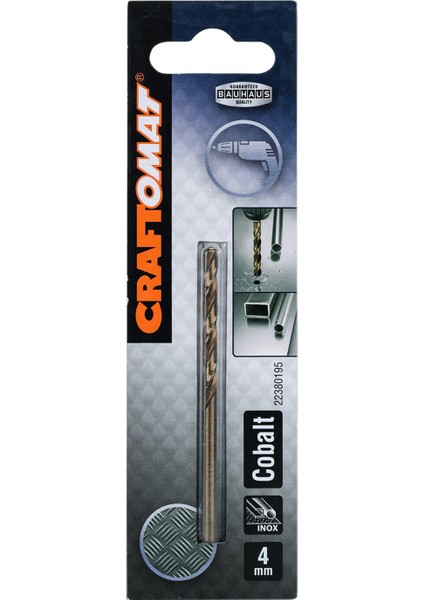 Hss-Co Metal Matkap Ucu 4 x 43 x 75 mm