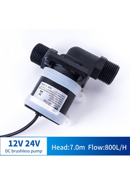 24V 26.4W2 12V 24V Dc Fırçasız Su Pompası Sessiz 4 Noktalı Dişli Güneş Enerjili Su Isıtıcısı Duş Zemin Isıtma Arttırıcı Pompası IP68 (Yurt Dışından) fiyatları