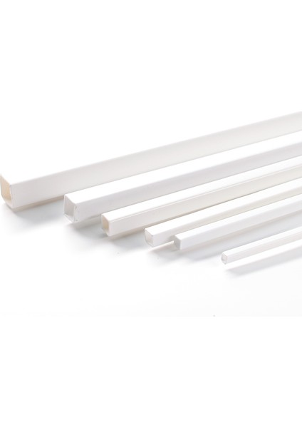 Kare Tüp Stili 5X4MM Abs Yuvarlak Boru Kare Boru Plastik Boş Boru Çapı Dıy El Yapımı Kum Masası Malzeme Model Inşaat - Türkiye E-Ticaret Başlığı (Yurt Dışından)