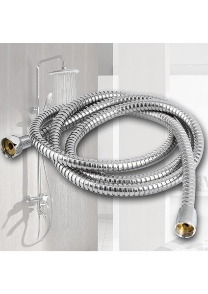 3 Metre Tarzı Dış Çap 14XİÇ Çap 6mm 3 Metre Duş Hortumu Ekstra Uzun Paslanmaz Çelik Boru Hortumlar Od 14XID 6mm El Duş Başlığı Hortumu Pirinç Iç ve Somun ile (Yurt Dışından)