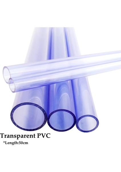 1 Adet Boru Tarzı 40MM 20~50MM Yüksek Şeffaf U Pvc Boru Bağlantı Elemanları Bahçe Su Akvaryum Balık Tankı Drenaj Boru Ek Parçaları Aksesuarları (Yurt Dışından)