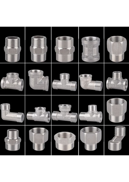 Pembe Tarzı Bsp Dişi Erkek Dişi T Tipi Düzgün Paslanmaz Çelik Dirsek Düğme Ek Adaptörü Kuplaj Boru Bağlantı Parçaları (Yurt Dışından) fırsatları