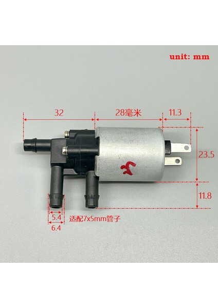Koge KSW3WB-12A Dc 12V Mini Elektrikli Solenoid Su Valfı 2-Konum 3-Yollu Port Su Hava Akış Kontrolü Mikro Silindir Valfı (Yurt Dışından)