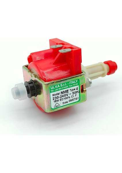 Italya Ulka Nme4 Ac 220V 230V 16W Mini Elektromanyetik Pompa Kahve Makinesi Su Pompası Pistonlu Pompa Yüksek Basınç Akışı Min – (Yurt Dışından)
