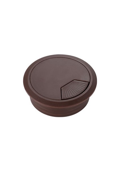 Kahve Rengi Stili 53 mm Masa Tel Delik Kapağı Abs Plastik Yuvarlak Kablo Kutusu Bilgisayar Iplik Delik Masa Hat Kapağı Dekoratif 8 Renk (Yurt Dışından)