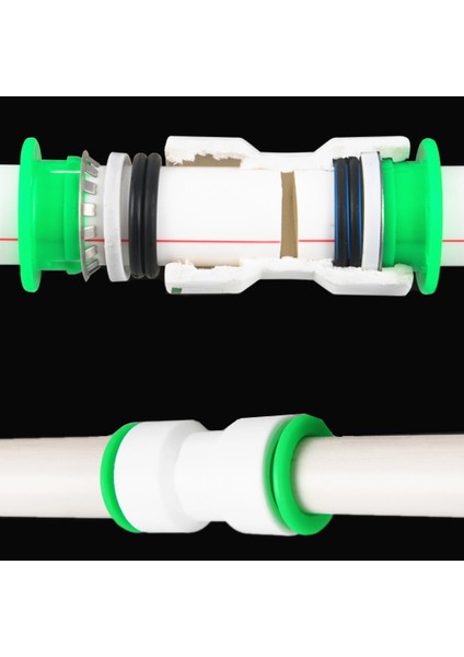 Gümüş Tarzı 25MM Sıcak Eriyik Su Borusu Hızlı Bağlantı Doğrudan Fiş Canlı Bağlantı Ppr Su Borusu Hızlı Bağlantı Parçaları (Yurt Dışından) modelleri