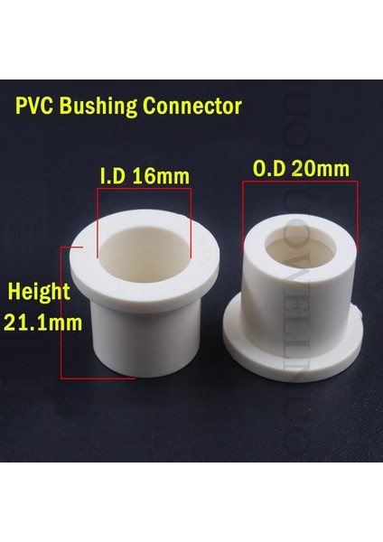 Pvc Burç Ortak Stili 2 Adet 2~ Iç Çap Beyaz Pvc Boru Bağlantı Elemanları Pvc Düz Dirsek Tee Bağlayıcı Plastik Mafsal Kendin Yap Gardırop Çadır Bağlantı Elemanları (Yurt Dışından)