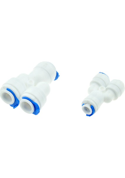 I Shape 6.35-6.35MM Stili Ters Osmoz Hızlı Bağlantı Hortum Bağlantı Tee Y Bağlantı Parçası 2 Yönlü Eşit Dirsek Düz Ro Su Plastik Fitting (Yurt Dışından)