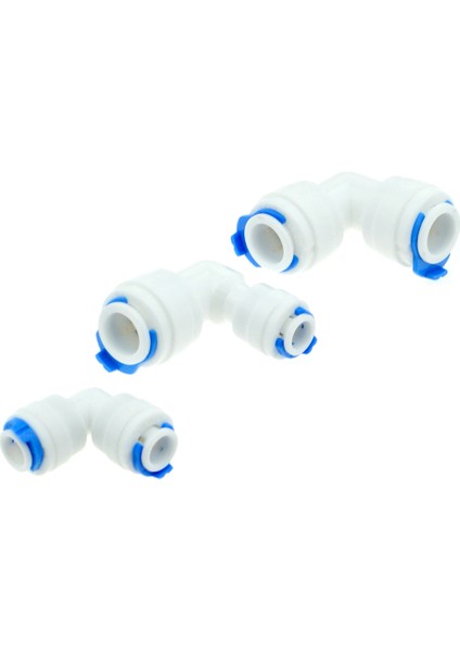 I Shape 6.35-6.35MM Stili Ters Osmoz Hızlı Bağlantı Hortum Bağlantı Tee Y Bağlantı Parçası 2 Yönlü Eşit Dirsek Düz Ro Su Plastik Fitting (Yurt Dışından)