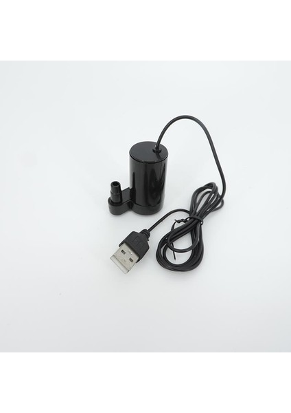 Dikey Siyah USB 5V Düşük Voltajlı Küçük Su Pompası Mikro Mini Daldırma Çeşme Pompası Ultra Sessiz Hidroponik Sebze Yetiştirme El Sanatları Için (Yurt Dışından)