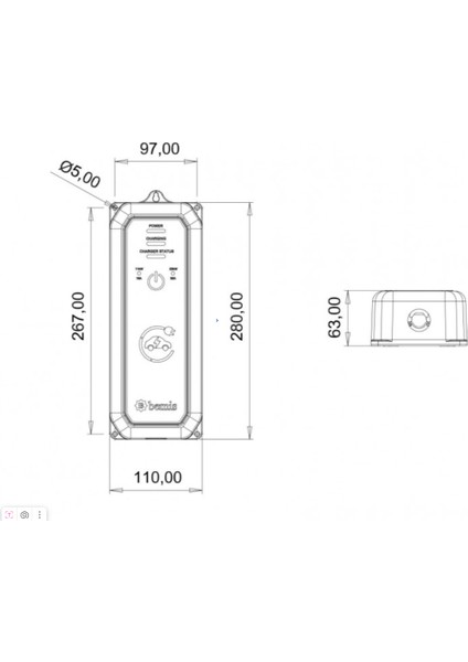 11 - 22 Kw Pro Mobil Araç Şarj Aleti 5 Metre BEV-2331-0001 fırsatları