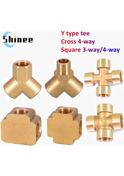 1l4 Çapraz 4 Yollu F Stili Bsp Dişi Erkek Dişi Dikdörtgen Tipi Küçültme Bakır Dikleşme Adaptör Adaptör Kuplaj Pirinç Bağlantı Parçaları (Yurt Dışından) indirimleri