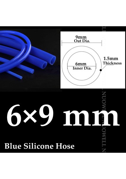 6X9MM Tarzı 100CM 100CM I.d 2~32MM Isıya Dayanıklı Mavi Silikon Hortum Esnek Silika Jel Boru Akvaryum Hava Pompası Gıda Sınıfı Bira Süt Yumuşak Boru (Yurt Dışından)