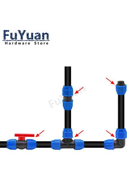 3 Yollu Stil 20MM E Konektör Boru Bağlantı Parçaları Su Tüpü Doğrudan Diş Hızlı Bağlantı Canlı Bağlantı (Yurt Dışından) fırsatları
