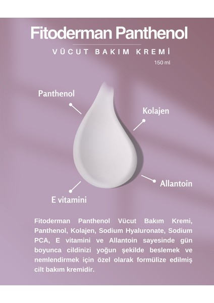 Yoğun Nemlendirici, Yara, Yanık, Çatlak ve Pişik Onarıcı Panthenol Vücut Bakım Kremi fiyatları