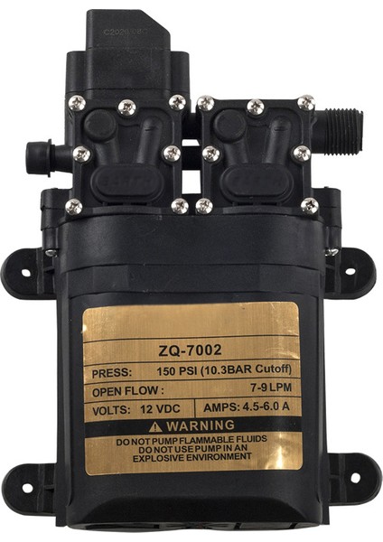 12V Diyafram Su Pompası, Psı, 12 Volt Dc Taze Su Pompası Kendinden Emişli Püskürtücü Pompası Basınç Anahtarı Ayarlanabilir (Yurt Dışından)