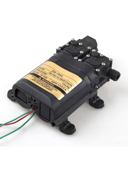 12V Diyafram Su Pompası, Psı, 12 Volt Dc Taze Su Pompası Kendinden Emişli Püskürtücü Pompası Basınç Anahtarı Ayarlanabilir (Yurt Dışından)