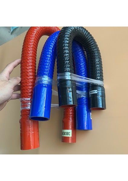 Mavi Kelepçe Stili Gönder 600 mm Siyah Kırmızı Mavi Id mm Evrensel Silikon Esnek Hortum Su Radyatörü Borusu Hava Girişi Yüksek Basınçlı Kauçuk Birleştirme Borusu (Yurt Dışından)