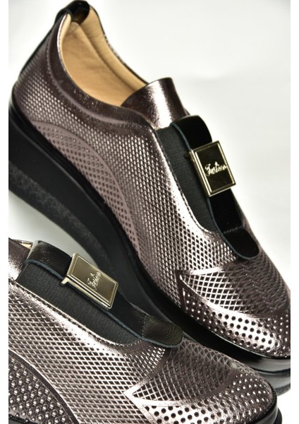 U555130603 Platin Kadın Ayakkabı indirimleri