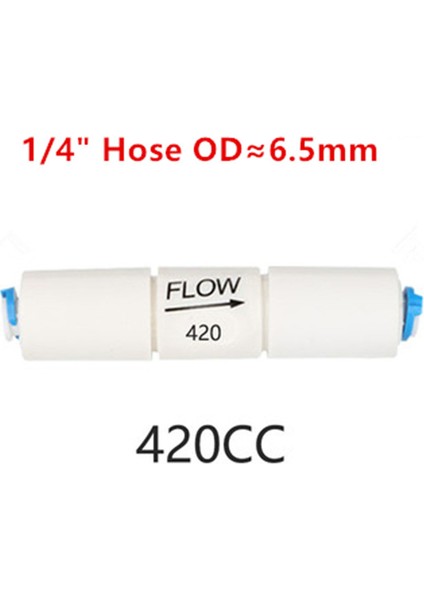 420CC Tarzı Ro Su Sistemi Atık Su Akış Regülatörü Kısıtlayıcı Od Hortum Ters Ozmoz Hızlı Boru Bağlantısı (Yurt Dışından)