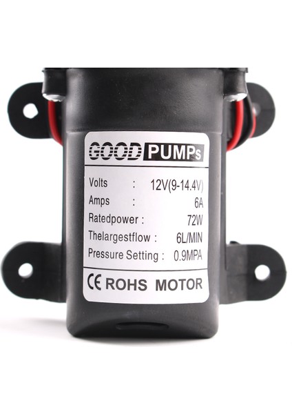 Yalnızca B Pompası Dc 12V 6l Daktilo Su Yüksek Basınç Diyafram Kendinden Emişli Pompa 70W 72W Ab Güç Kaynağı ile 6A Boru Güç Kaynağı 220V (Yurt Dışından)