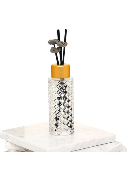 230 ml Kristal Cam Şişe Dark Amber Oda Kokusu