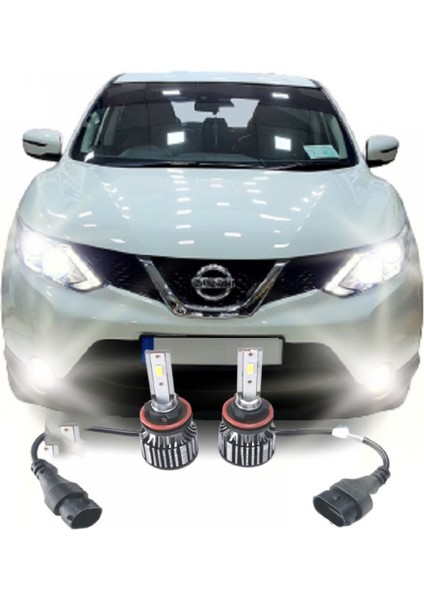 Nissan Qashqaı J11 Uyumlu LED Uzun Far Ampulü H7