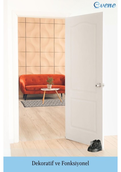 Kapı Stoperi Gümüş Eskitme Renk Dekoratif Kapı Tutucu Durdurucu 2 Adet Model 8 fırsatları