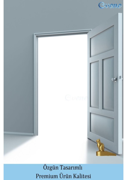 Kapı Stoperi Altın Renk Dekoratif Kapı Tutucu Durdurucu 4 Adet Model 2 modelleri