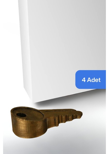 Kapı Stoperi Altın Eskitme Renk Dekoratif Kapı Tutucu Durdurucu 4 Adet Model 5