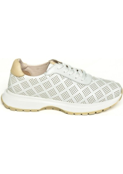 U555025603 Beyaz Kadın Spor Ayakkabı Sneakers