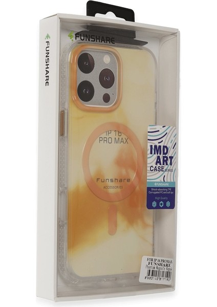 iPhone 16 Pro Max Phantom Magsafe Kapak - Gold 11