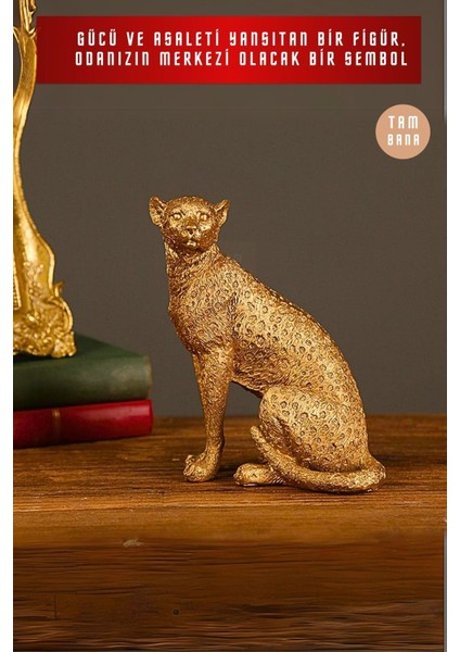 Gold Heykel Dekoratif Süs Eşyası Dekoratif Masa Süsü Salon Aksesuarları Model 33 fiyatları