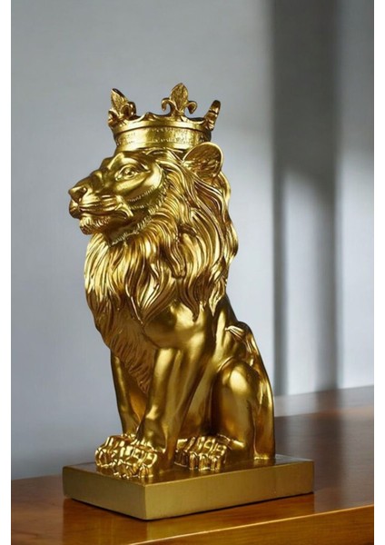 Gold Heykel Dekoratif Obje Polyester 10 x 10 cm Evinize Sanatsal Dokunuş