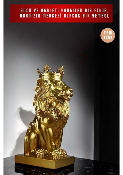 Gold Heykel Dekoratif Obje Polyester 10 x 10 cm Evinize Sanatsal Dokunuş fiyatları