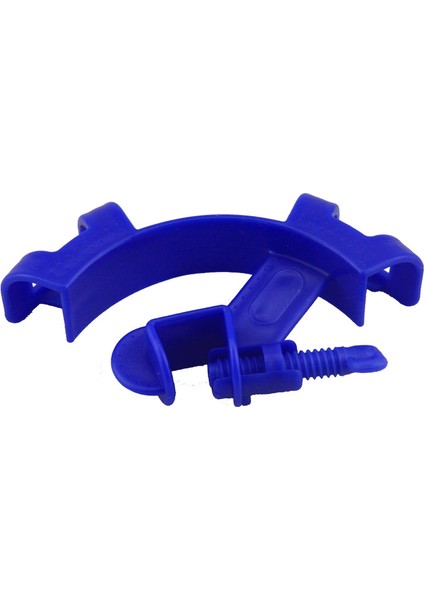Mavi Stil Tek Boyut Mavi Balık Akvaryum Filtre Su Boru Filtre Hortumu Tutucu Montaj Tüp Tank Aksesuarları 1.3 Cm'den Daha Az Cam Için Uygun (Yurt Dışından)