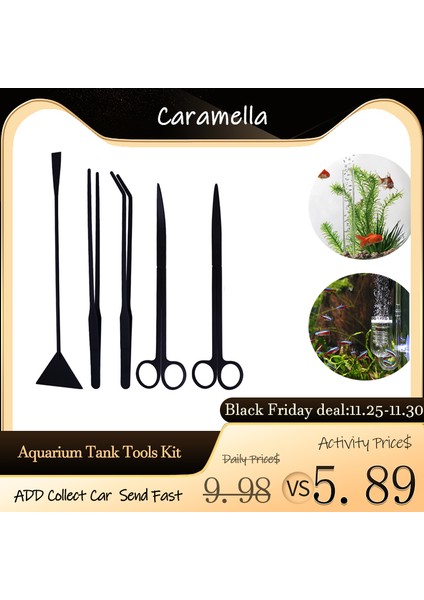 Siyah Tip 3 Stili Akvaryum Tankı Araçları Kiti Bitki Düzenleme Balık Tankı Suda Yaşayan Bitkiler Uzun Cımbız Paslanmaz Çelik Aracı Pet Ürünü (Yurt Dışından) fiyatları