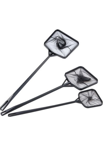 Siyah Stil M UZUNLUK--41CM MX12CM Taşınabilir Uzun Sap Kare Akvaryum Balık Tankı Balık Tutma Ağı Land Neti Küçük Boyut - Avcılık Için (Yurt Dışından) fiyatları